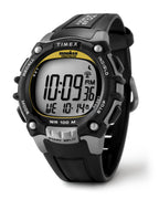 Timex Men's T5E231 Ironman Classic 100 Black/Yellow Resin Strap Watch
