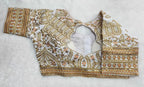 Vihu Fashion WomenS Readymade Blouse Embroidery Multi Heavy Coding Gold Thread Indian Ethnic Designer Stitched Bridal Saree Blo