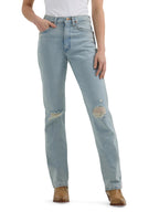 Wrangler Women's Cowboy Cut High Rise Slim Fit Tapered Leg Jean, Vintage