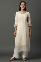 Aurelia WomenS Cotton Regular Kurta (24Fea14996_Yellow