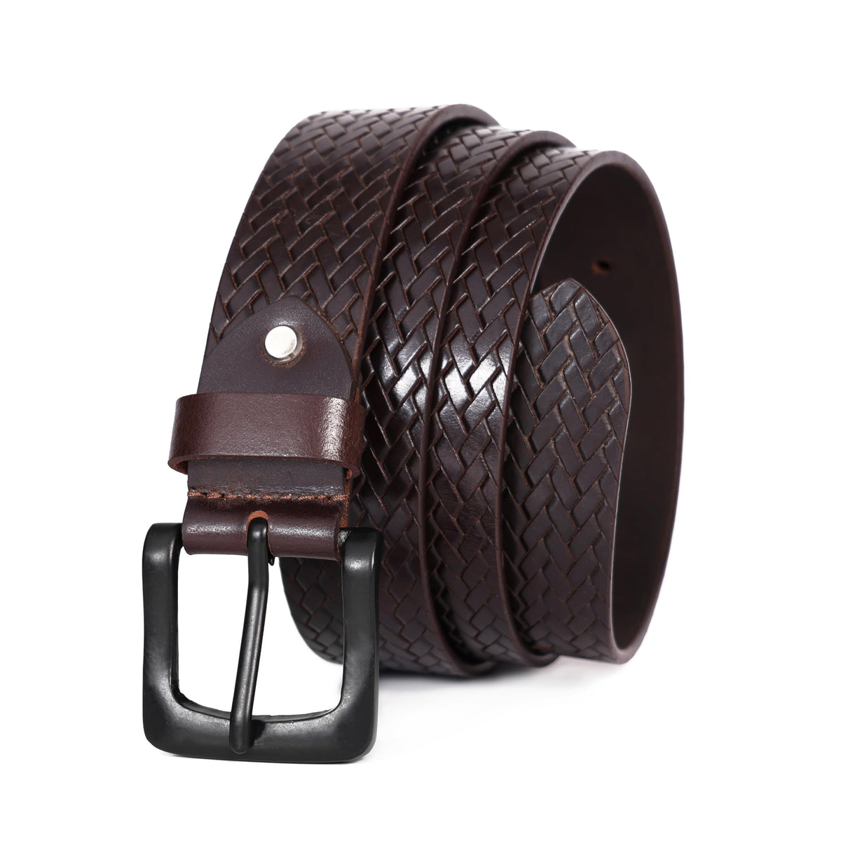 Ms Pet House MenS Genuine Leather Belt | Classic Pin Buckle | Formal & Casual Belt For Jeans & Dress Pants | Ideal Gift Box For 36-42