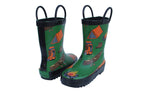 Foxfire FOX-600-37-9 Childrens Green Camping Rain Boot  Size 9