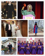 GraduatePro Matte Graduation Gown, Unisex Choir Robe for Church, Halloween Judge Costume for Adults