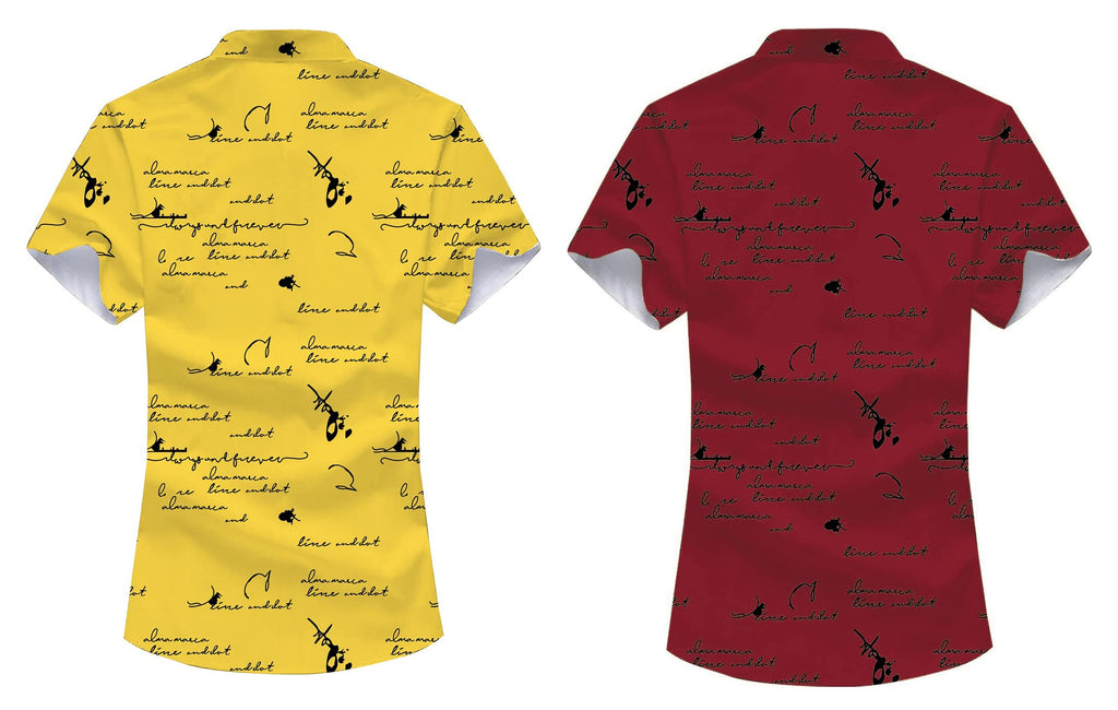 Kadiyu BoyS Lycra Blend Shirt With Half Sleeves Round Collar Neck Botton Down Closure Printed Pattern Relaxed Fit And Standard