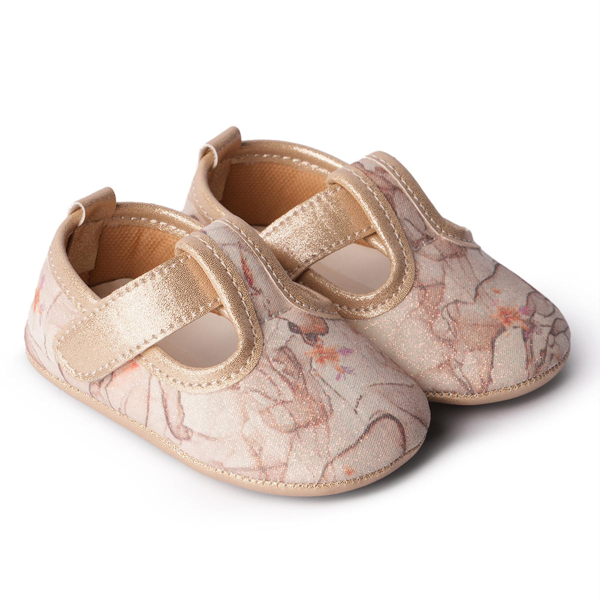 Toothless Floral Print Baby Shoes Adorable Soft Sole First Walkers For Infants | Skin Friendly & Comfortable Booties | Lightweig 4