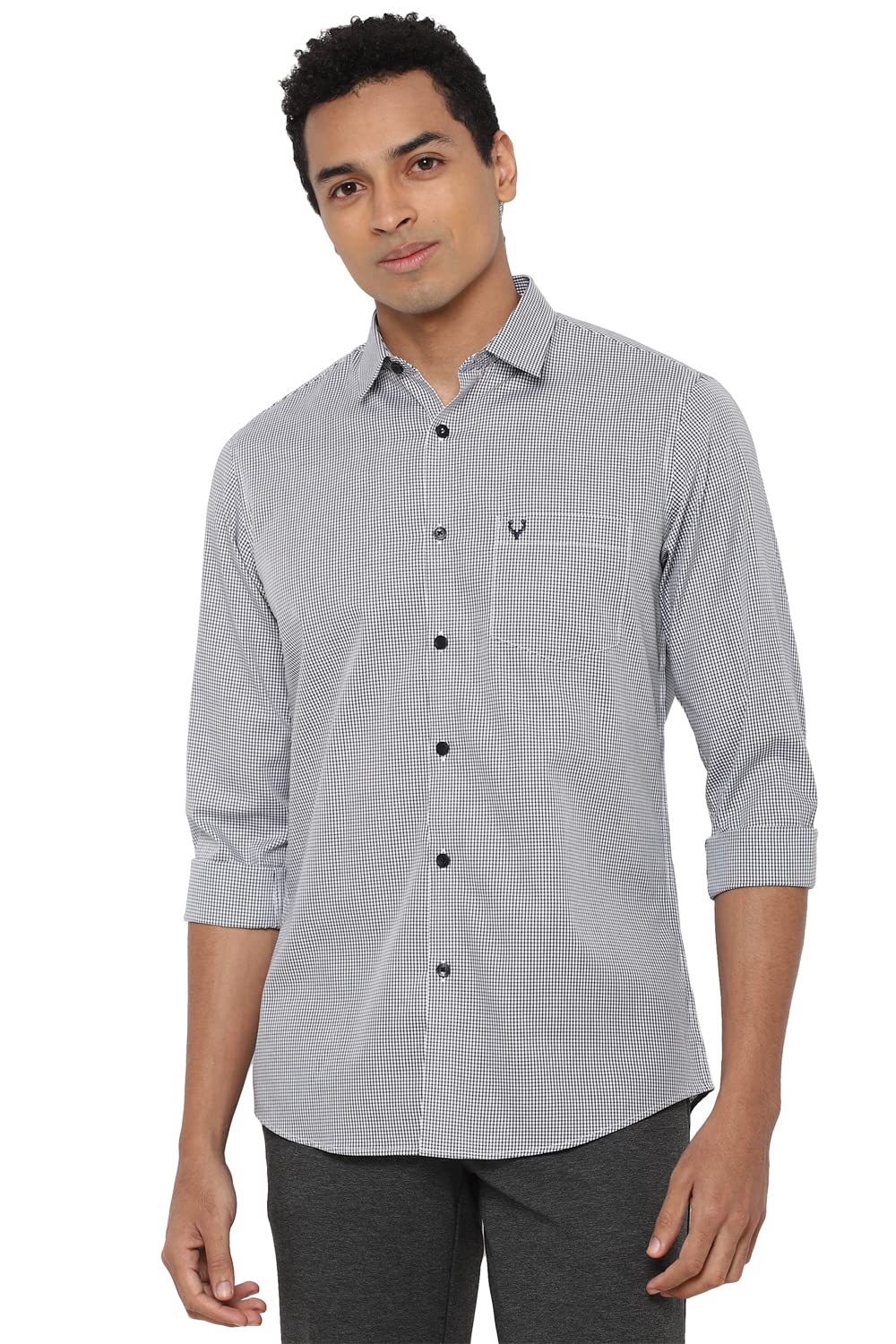 Allen Solly Men Slim Fit Solid Shirt