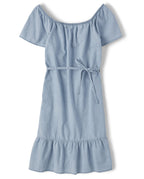 The Children's Place,Family Matching Dresses, Mommy and Me,Girls,Chambray,Medium