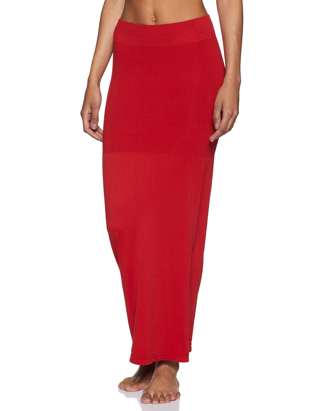 Zivame All Day Flared Mermaid Saree Shapewear for Women - Red