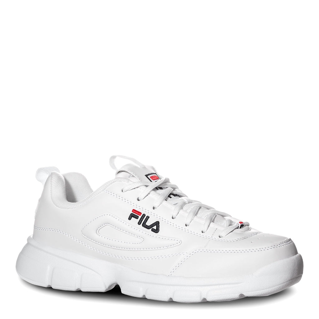 Fila Men's Disruptor SE Training Shoe, White Navy Red - 13