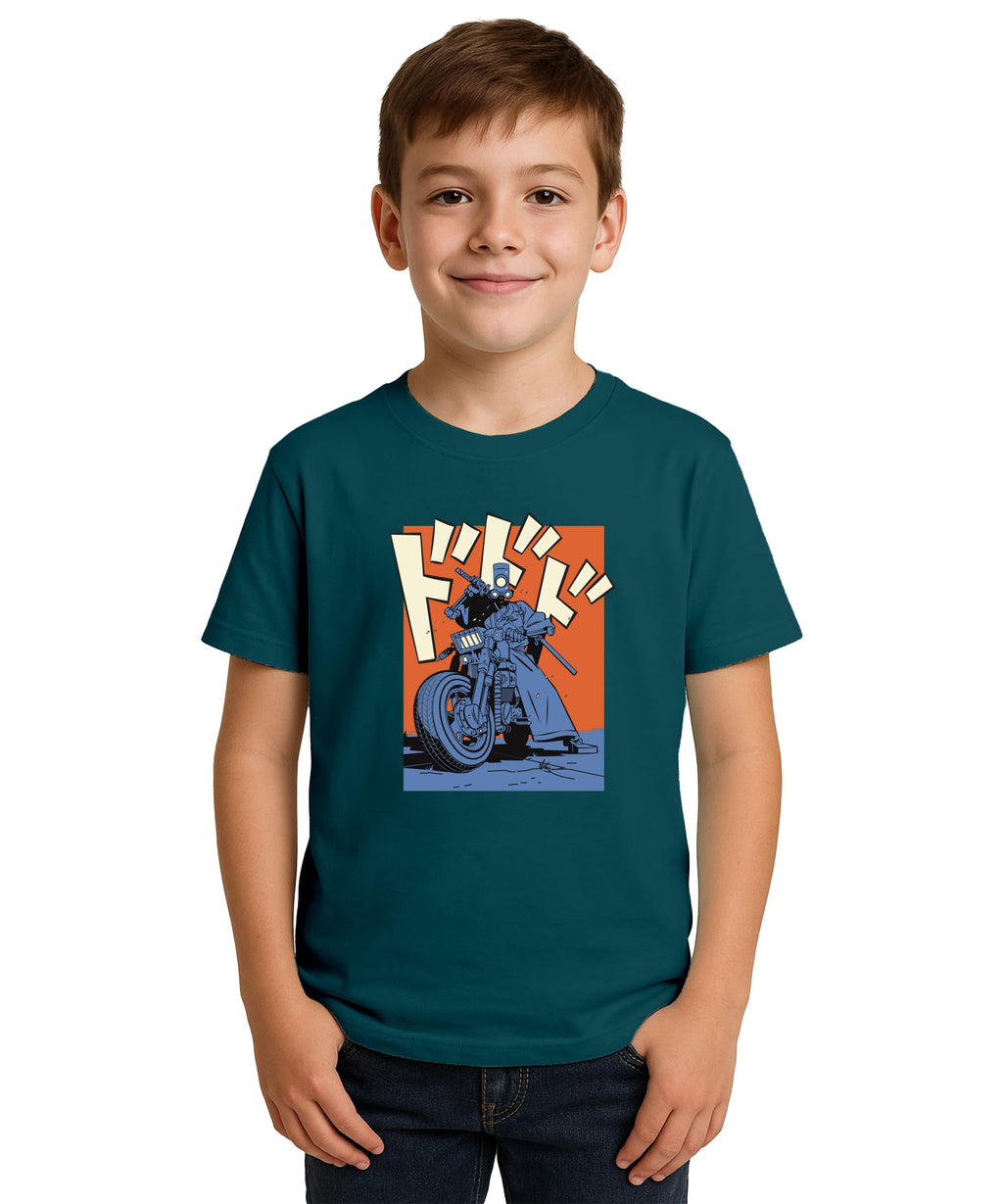 Kyda Kids Boys Cotton Blend Regular Fit Short Sleeve Printed Multicolor T-Shirts For Boys - (Pack Of 5)
