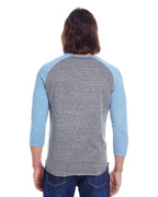 Unisex Triblend 34-Sleeve Raglan - cRM cRD BLK TRB - 3XL(D0102H7Kc82)