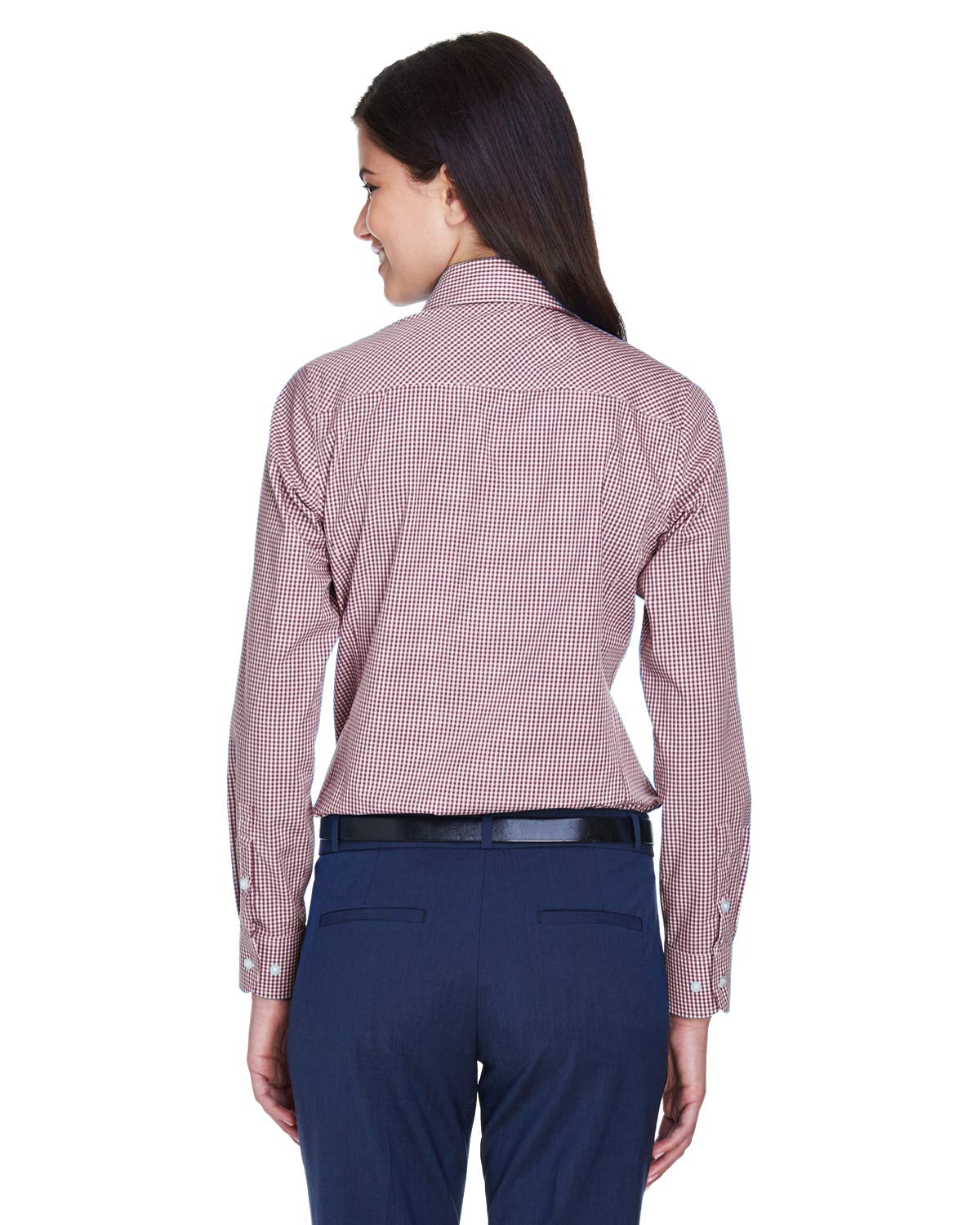 Ladies crown Woven collectioningham check - SILVER - S(D0102H7YP72)
