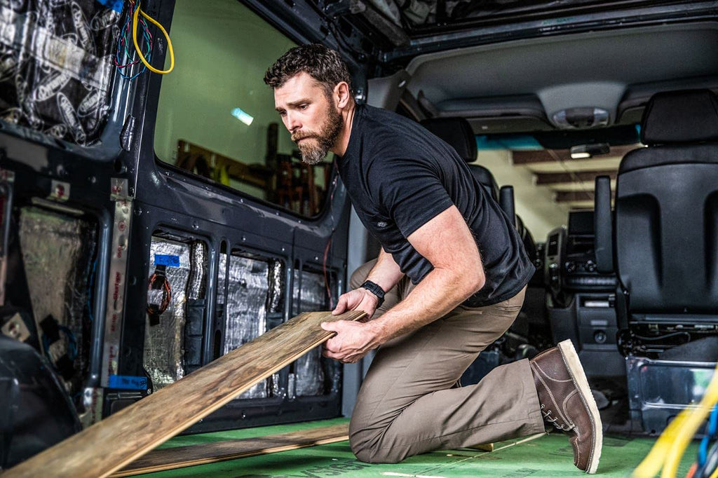 Dickies mens Short Sleeve Performance Cooling Tee T Shirt, Burgundy Heather, Medium US