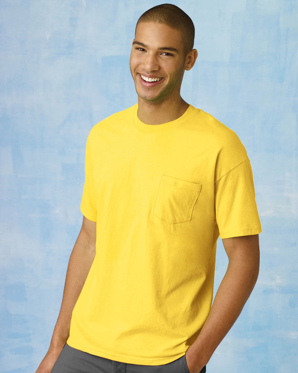 Mens Authentic-T Pocket T-Shirt - ASH - S(D0102H7KWQ6)