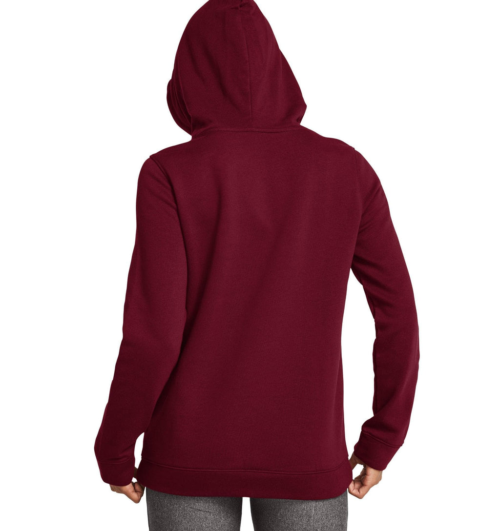 Under Armour Women's UA Hustle Fleece Hoodie XLT Red