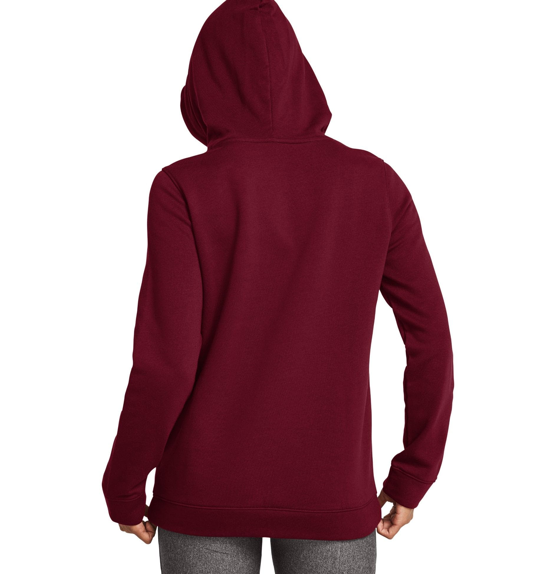 Under Armour Women's UA Hustle Fleece Hoodie XLT Red