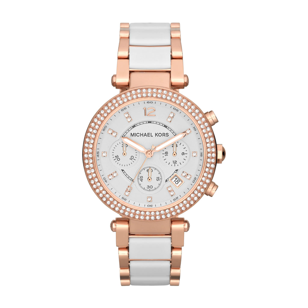Michael Kors Women's Two Tone Parker Watch MK5774
