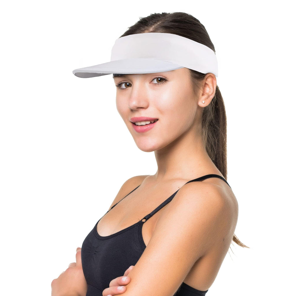 Black Zebra cap Visor Polyester Sun Visors for Women Stretchable Running Visors for Women Elastic Tennis Visors for Women Spande