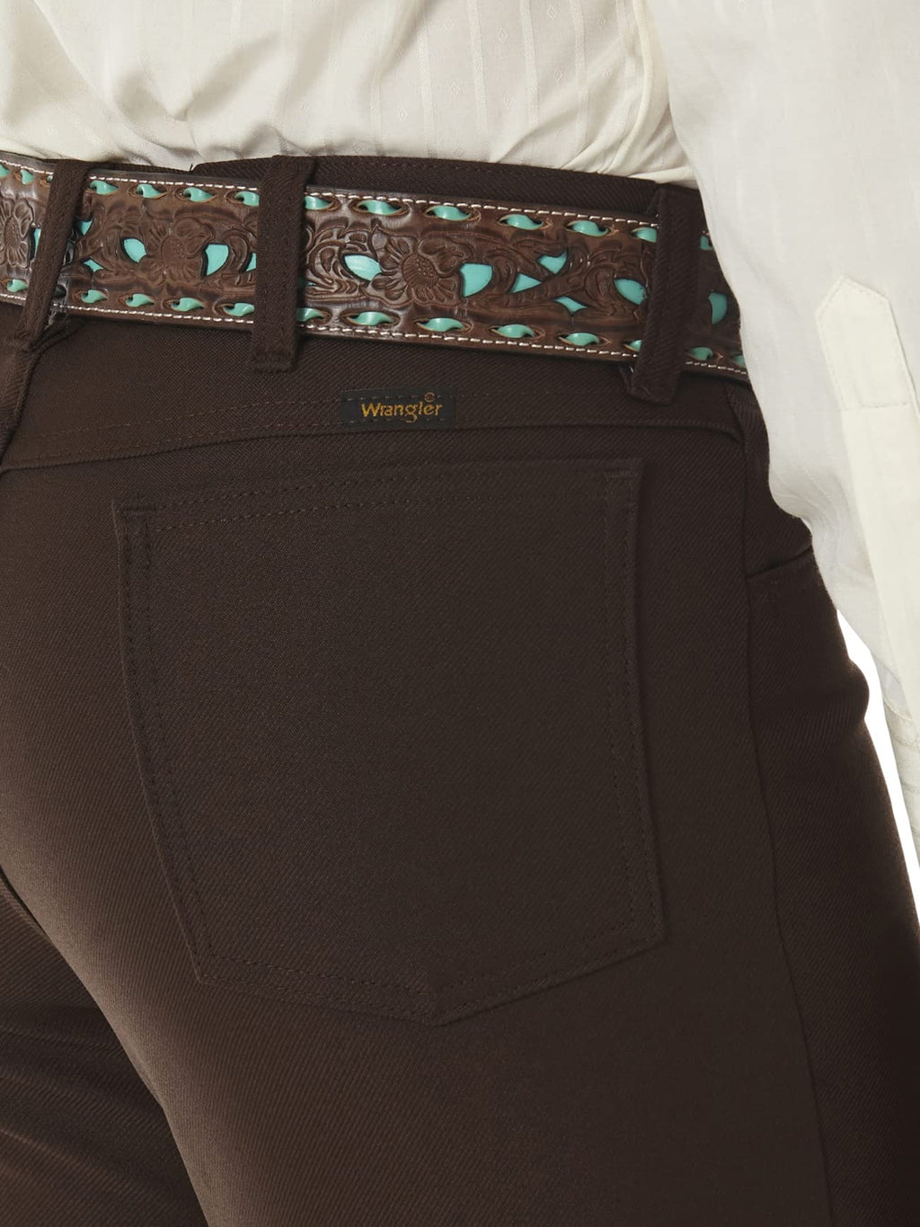 Wrangler mens Wrancher Dress jeans, Brown, 38W x 31L US