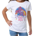 Kids Crew Tee - Believe - White by DelSol for Kids - 1 Pc T-Shirt (4T)