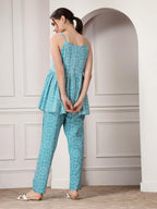 Stylum Womens Printed Rayon Kurti Pant Set
