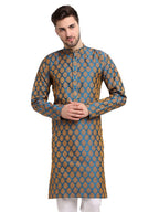 Jompers Mens Jacquard Woven Design Kurta