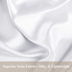 SIORO Women's Satin Robe Lace Silk Kimono Robes Short for Bridesmaid Wedding Party Nightgown, Small~X-Large