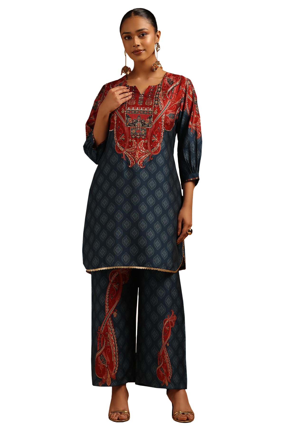 Soch Women Muslin Sequins Palazzo