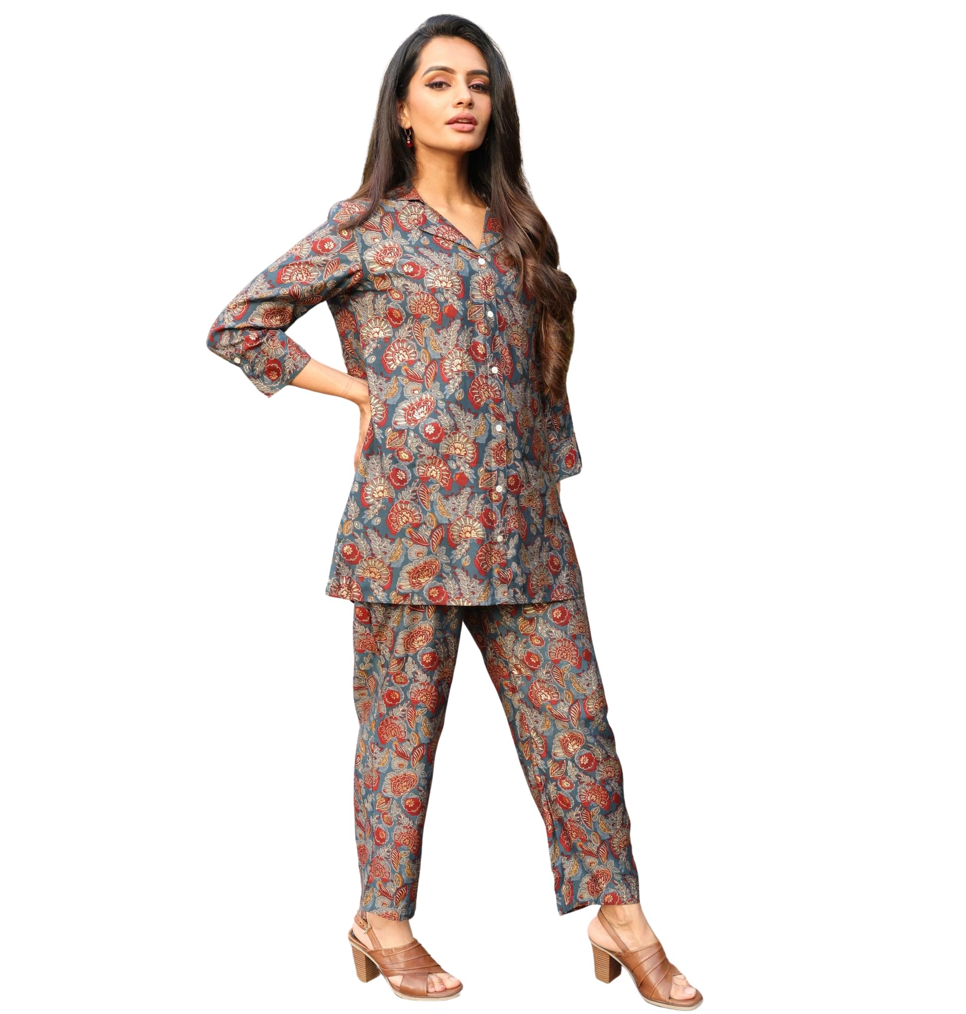 Leriya Fashion Ethnic Co Ord Set For Women | Western Co-ord Set For Women | Formal Co Ord Set For Women | Nightwear Co Ord Set F