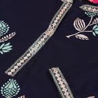 Anubhutee Women Rayon Straight Floral Printed Mirror Work Kurta