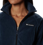 columbia Womens Benton Springs Full Zip, columbia Navy, 1X Plus