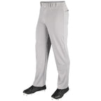 CHAMPRO boys Youth MVP Open Bottom Relaxed Fit Baseball Pant, Grey, X-Small
