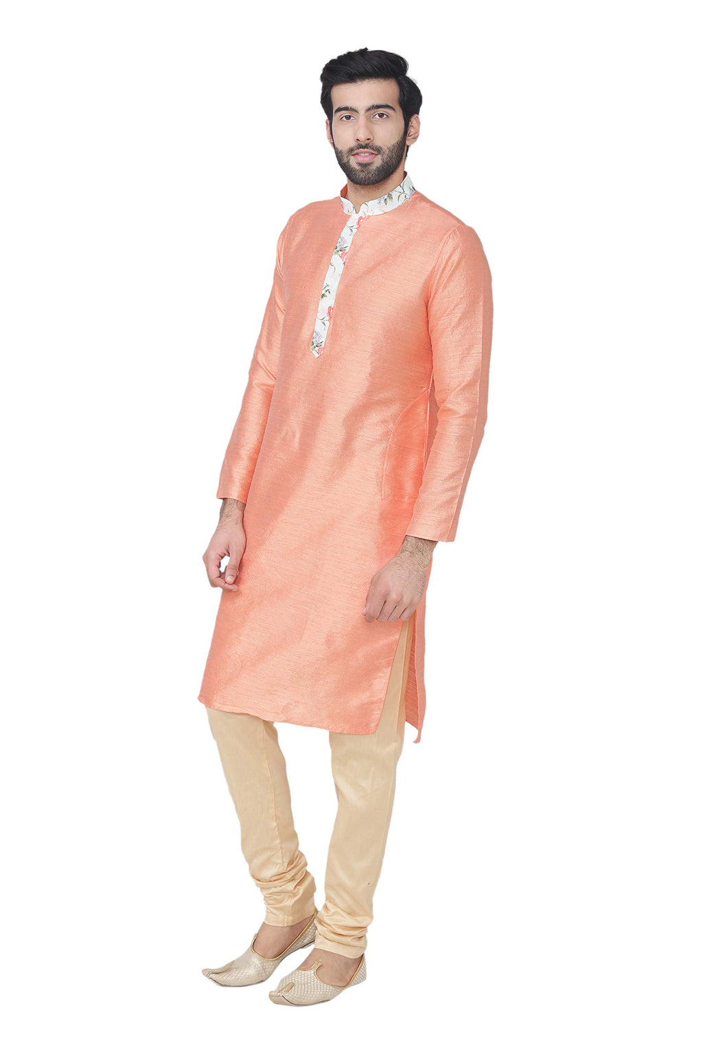 Manyavar Mens art silk Other Kurta Pyjama with Waist Coat