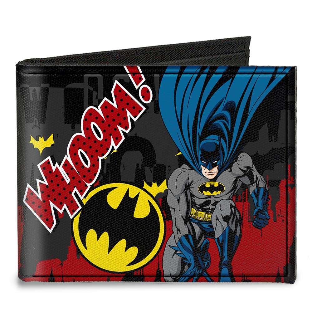 BuckleDown Canvas Bifold Wallet  Batman 4.03.5