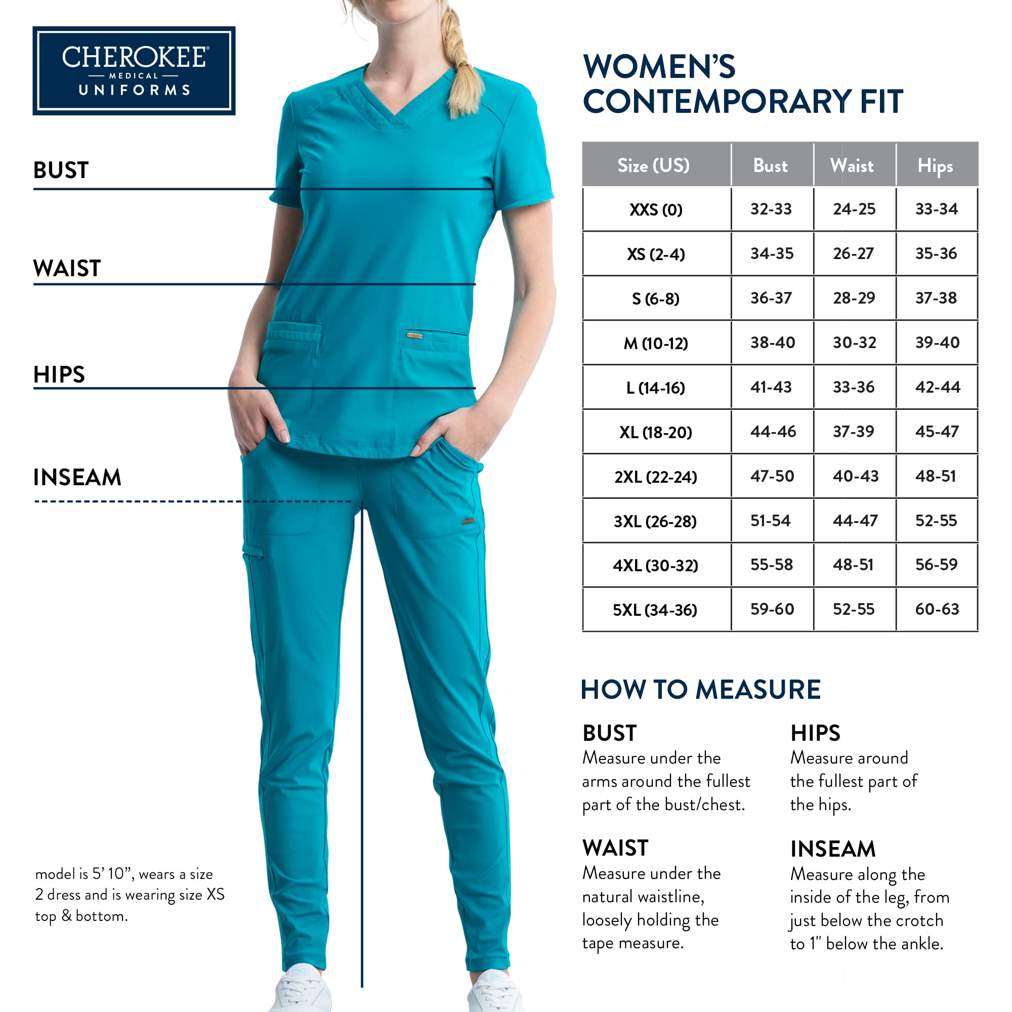 Scrub Pants for Women Workwear Originals Pull-On Waist with Rib-Knit Trim WW210, XL, Caribbean Blue
