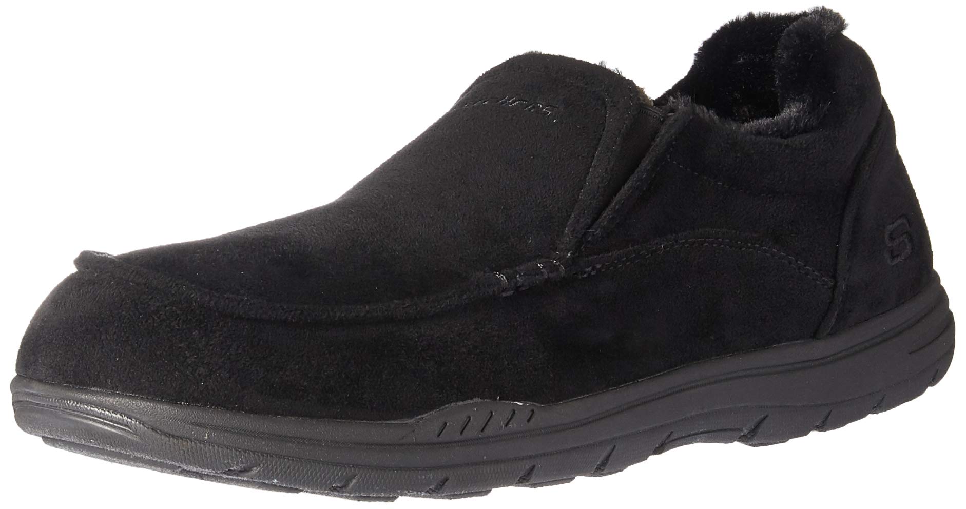 Skechers Men's 66445 Expected X Slipper, Black, 11 Medium US