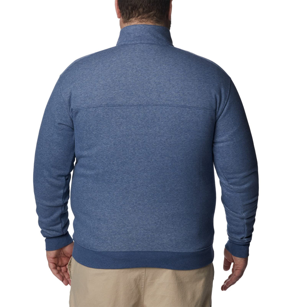 columbia Mens Hart Mountain II Half Zip Jacket, carbonHeather, X-Large