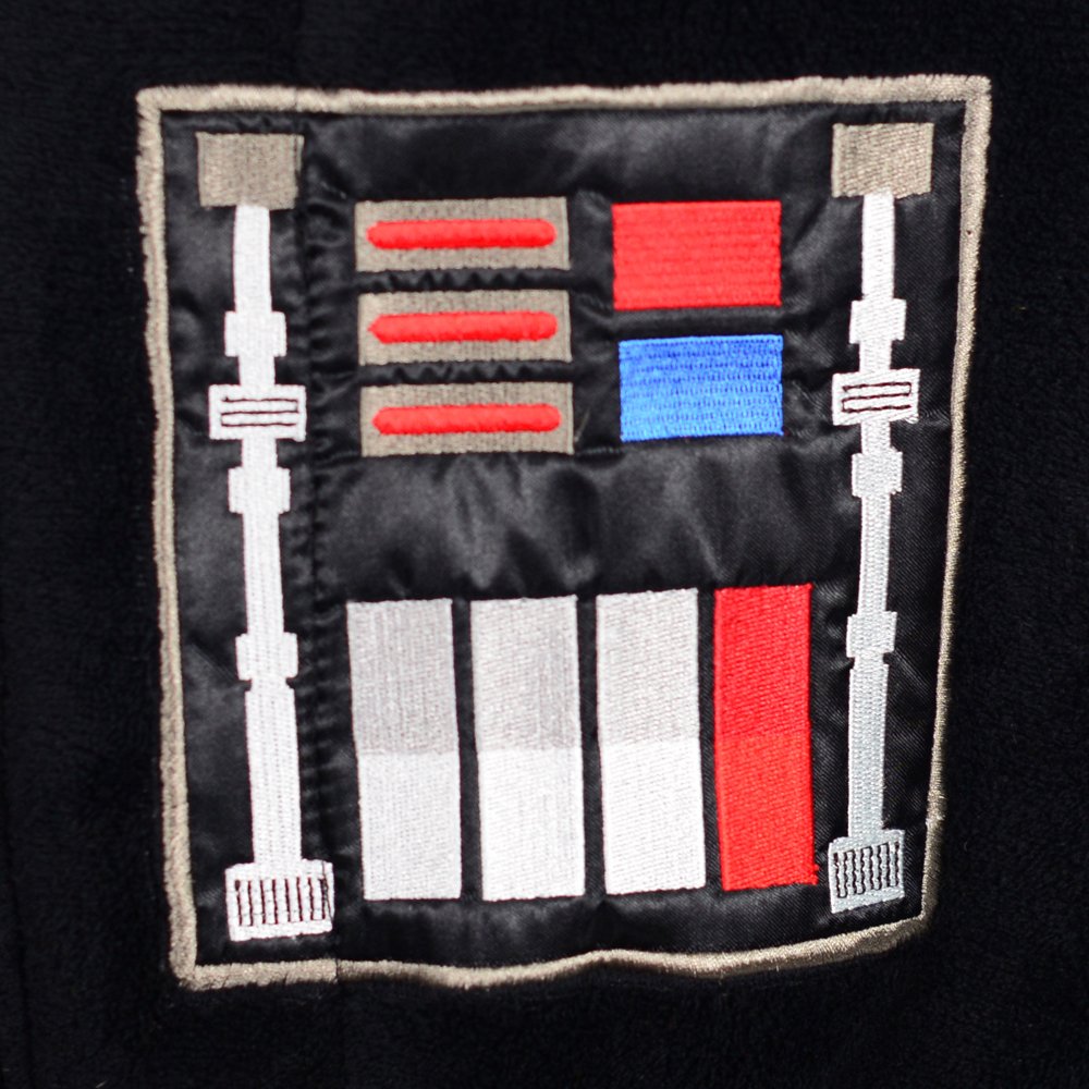 Star Wars Darth Vader Uniform Hooded Bathrobe For Adults | Big And Tall XXL