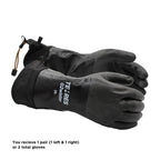 SHOWA 282-02 Waterproof Breathable Insulated Winter Snow Sports Glove with Extended Cuff, XX-Large (1 Pair), Black