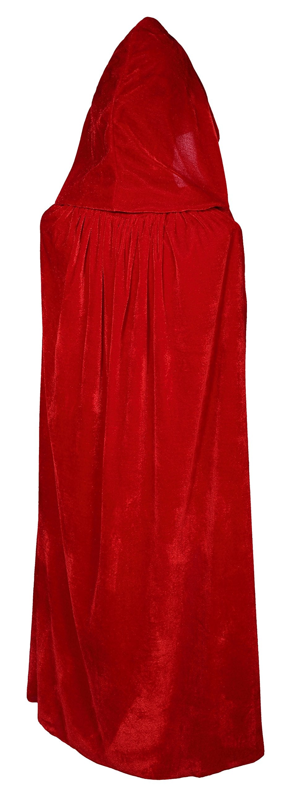 Crizcape Kids Costumes Capes Cloak with Hood for Halloween Party 5-7 Years Red