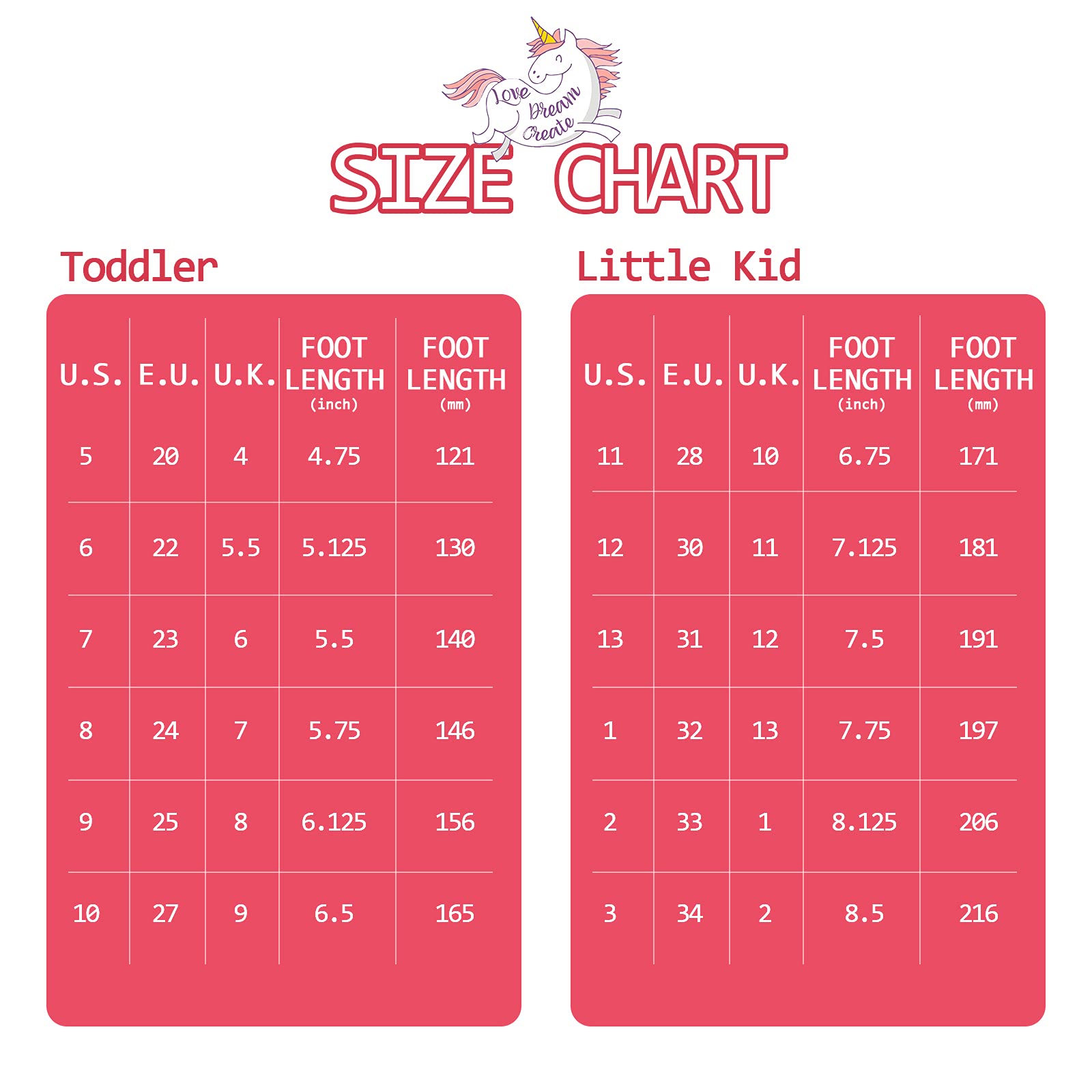 EUXTERPA Toddler-Kids Waterproof Light Up Rain Boots Patterns and Glitter Boots with Handles for Girls Little Kid Size 11 Pink U