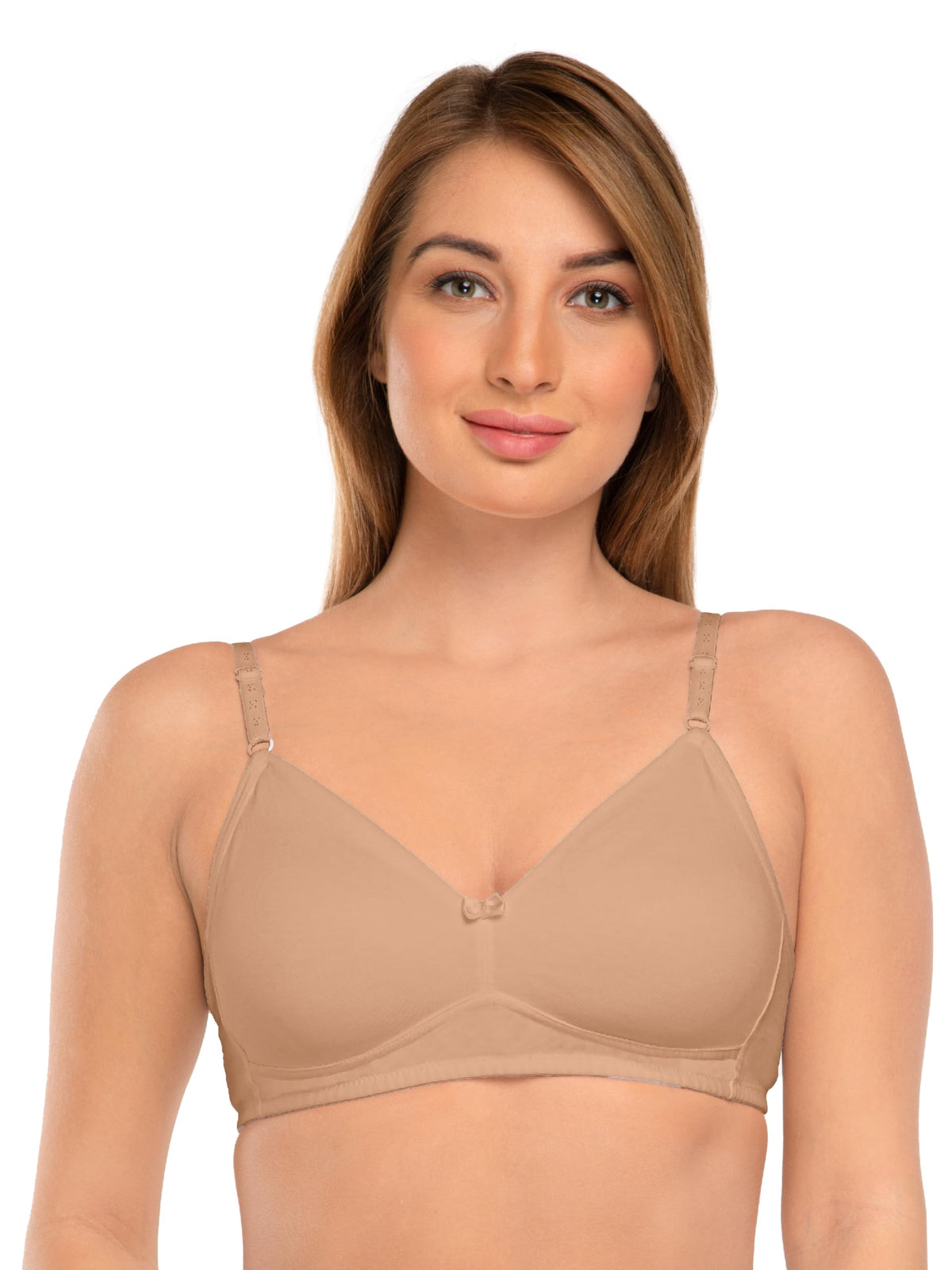 Daisy Dee WomenS Girls Cotton Brassiere NonPadded WireFree Full Coverage ComfortFit With Strap Adjustment Everyday Use Seaml 38