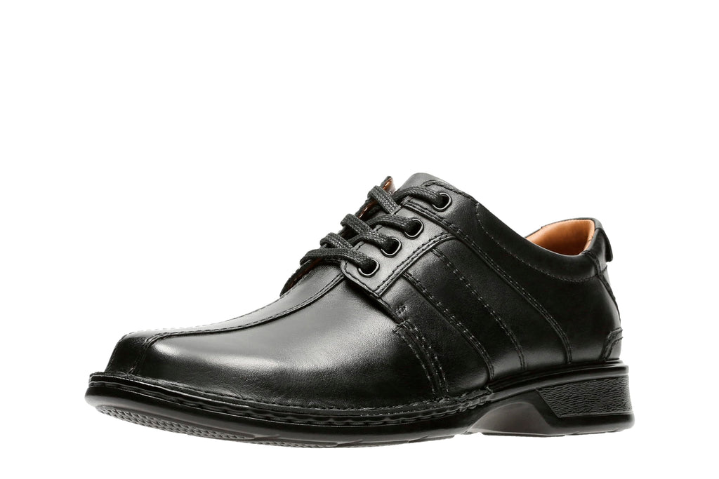 Clarks Men's Touareg Vibe Oxford, Black Leather, 9.5 Wide