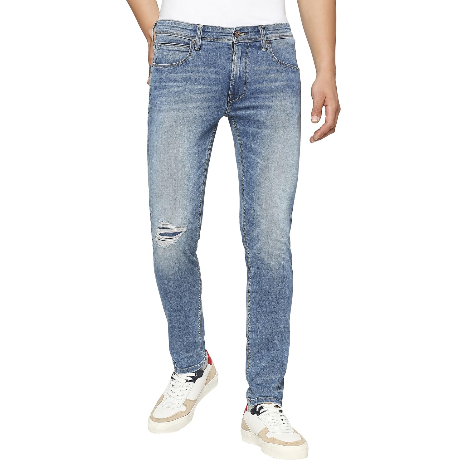 Pepe Jeans MenS Slim Jeans (Pm207484J671_Med Used_Light Indigo Blue