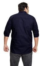 BE ACTIVE Mens Casual 100% Cotton Solid Plus Size Shirt || Plus Size Shirts for Men || Casual Plus Size Shirt || Casual Wear Sh