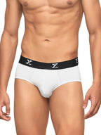 XYXX Mens Underwear Shuffle IntelliSoft Antimicrobial Micro Modal Brief Pack of 5 (Lightning Bolt; Black ; Camo Monocrom ; Grey