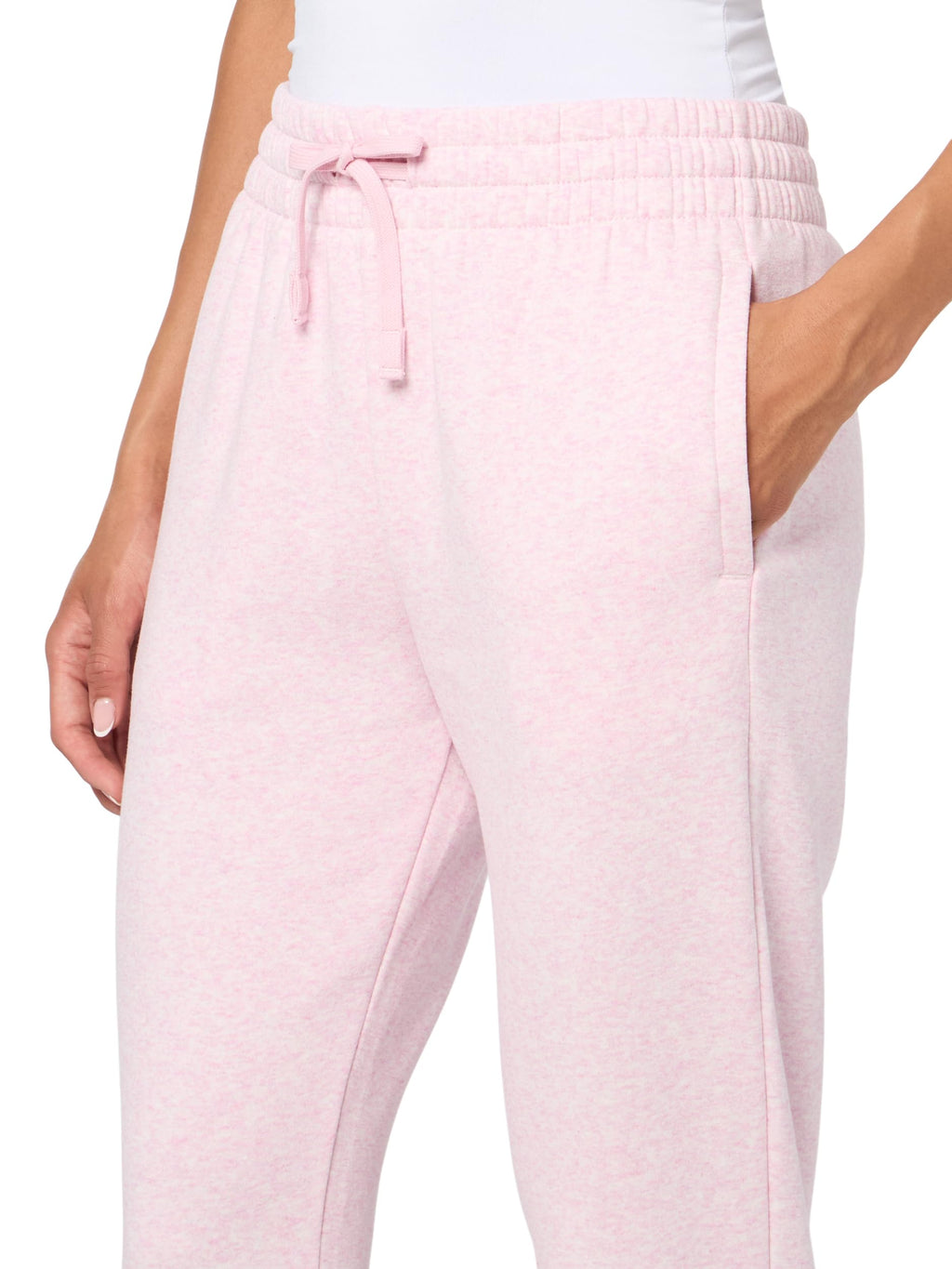 Under Armour Womens Rival Fleece Joggers, (647) Prime Pink / / White, 3X-Large Tall