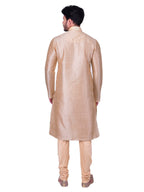 Manyavar Mens Solid Embroidered Kurta Set