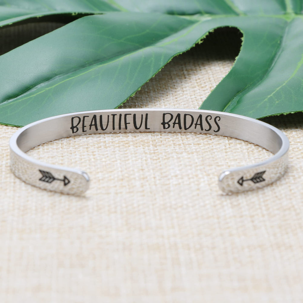 Inspirational Bracelets for Her Friendship Jewelry for Bestie Classmate Christmas Birthday Gifts for Wife Mom Daughter Sister En