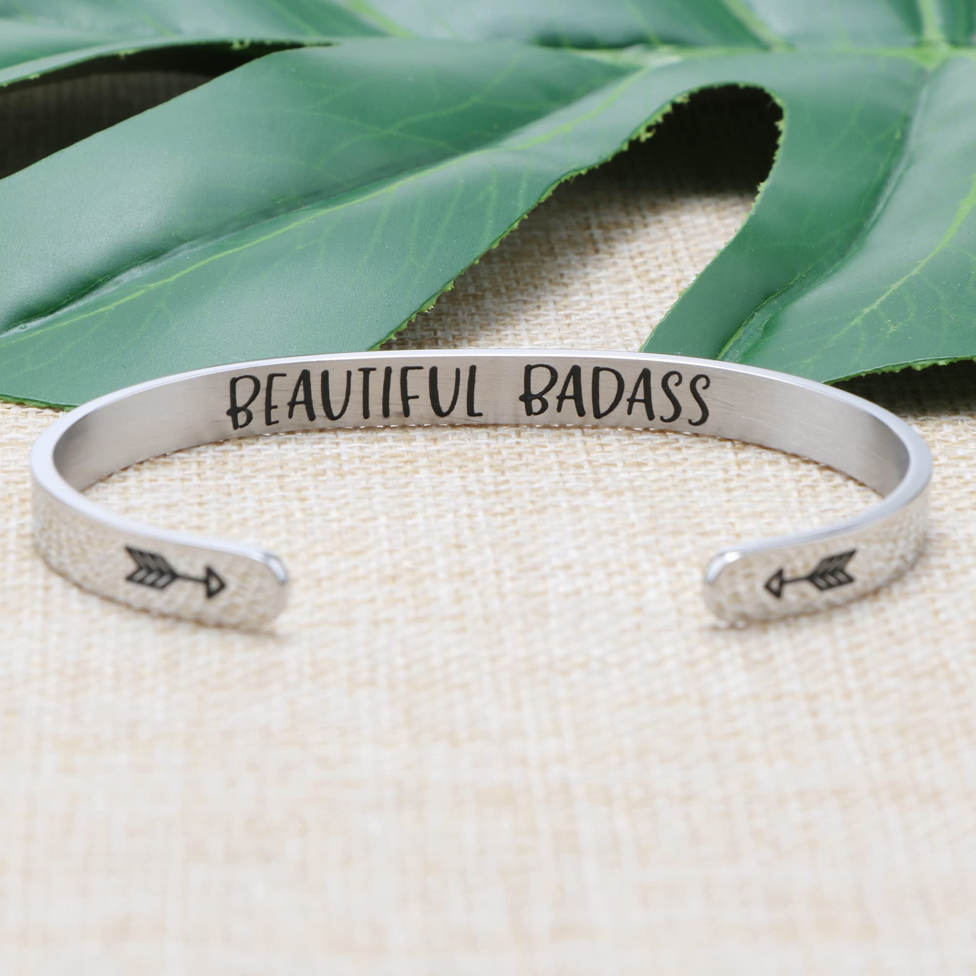 Inspirational Bracelets for Her Friendship Jewelry for Bestie Classmate Christmas Birthday Gifts for Wife Mom Daughter Sister En